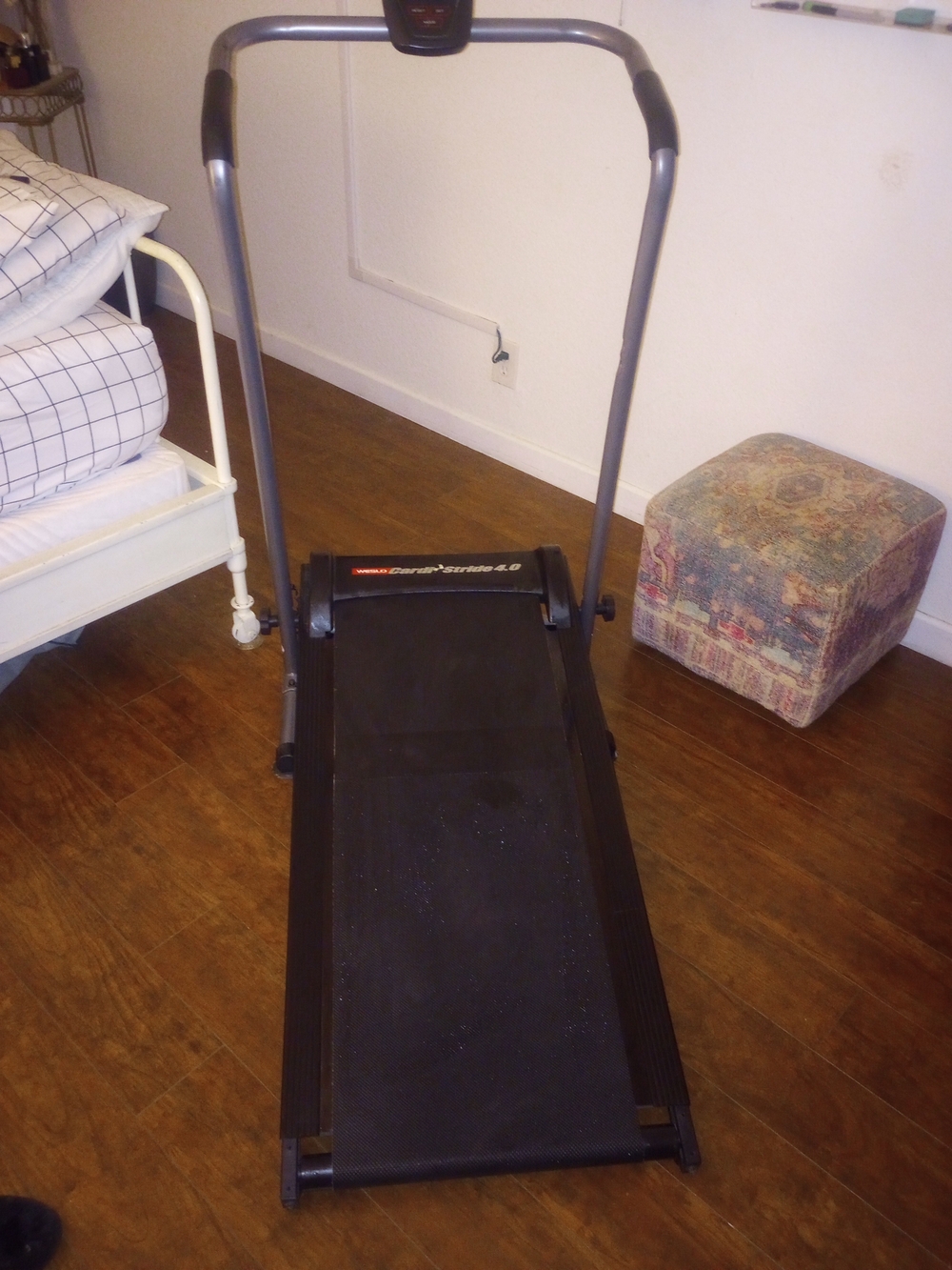 Manual Folding Treadmill - Exercise Equipment Cardio Trainer